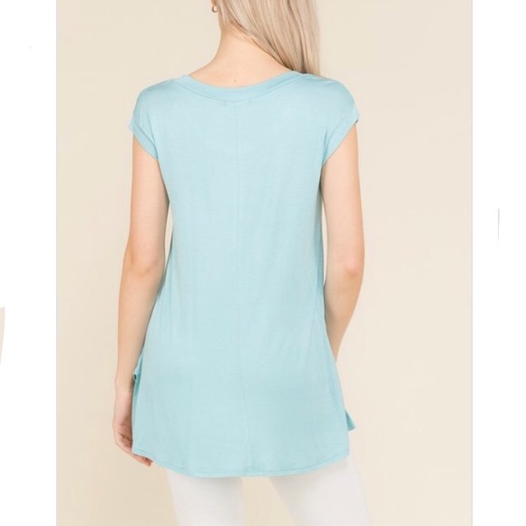 Aqua loose fit tunic - Picture 3 of 5